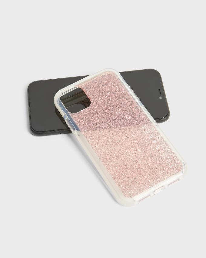 Coque Ted Baker Glitter Antishock iPhone 11 Rose Femme | ZBM-95561941